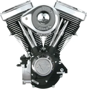 S&S Cycle Moto V80 Complete Assembly Engine – Wrinkle Black